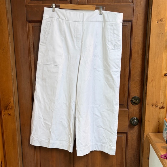 SPANX White Wide Leg Pants